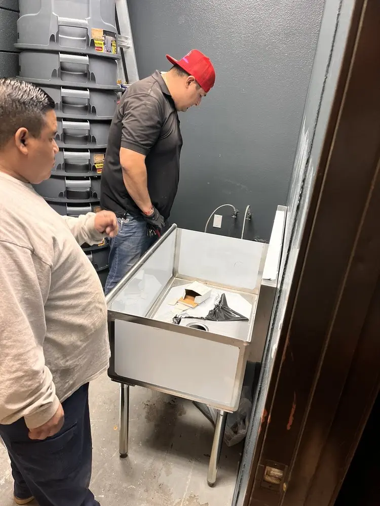 Commercial plumbing and sink installation in Historic Murrieta